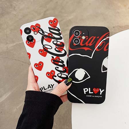 iPhone 13 plusケースシリコンComme des Garçons