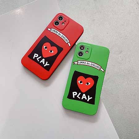 ロゴ付きComme des Garçonsiphone13mini保護ケース