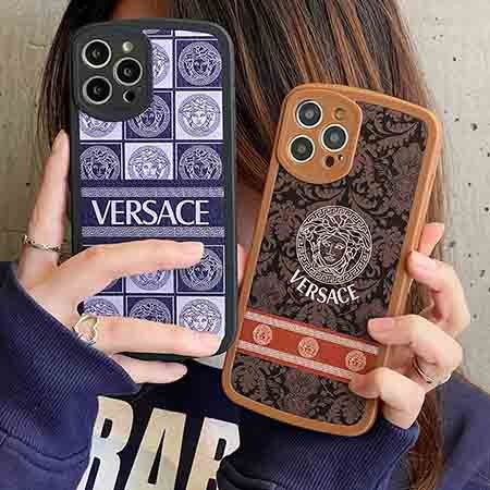 ロゴ付き versace 携帯ケース アイフォーン11