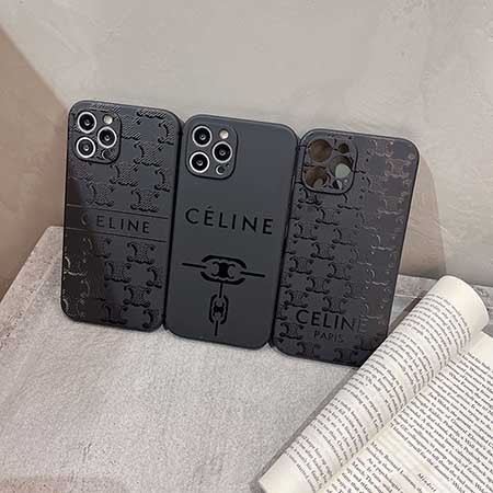 iPhone 11promaxシンプル風Celine保護ケース