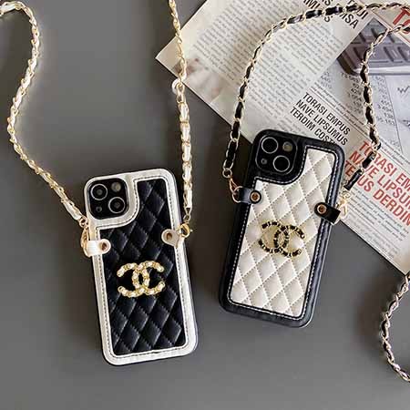 アイホン13/13Pro ロゴ付き Chanel 携帯ケース