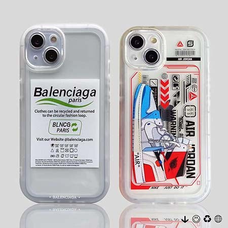 Balenciaga iphone13 ケース シューズ柄