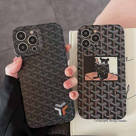 goyard iPhone 13promax 携帯ケース ロゴ付き