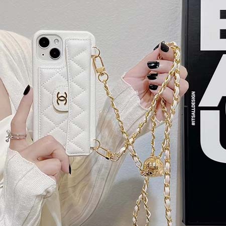 2022年 iphone14ケース 新作Chanel iPhone13promaxケースチェーン付き 