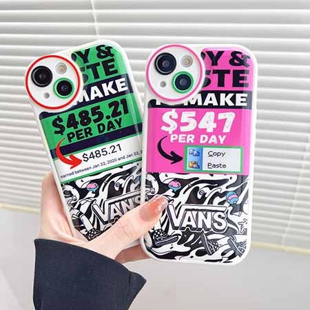 iphone14pro 携帯ケース vans ロゴ付き