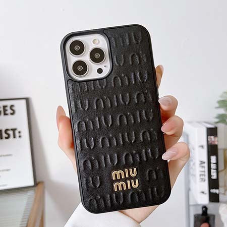 miumiu スマホケース 全面保護アイフォン 13pro miumiu iphone13Promax 