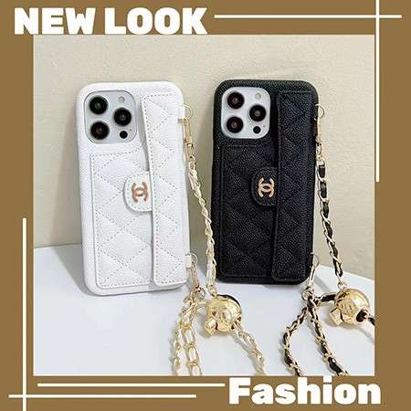 ラグジュアリー シャネルアイホン16/16proマトラッセスマホケース斜め掛け ラステッチレザー chanel iphone15promax/15plusケースチェーン女の子 おしゃれ 2色展開 シャネルiphone14pro/13/12ケース背面ポケット 実用