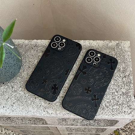 iPhone 12/12 promax ブランド字母プリント スマホケース Chrome Hearts