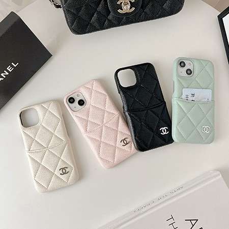 【ィーカード】 CHANEL - 極美品 シャネル CHANEL iPhone13Pro ケース ブルーの がけており