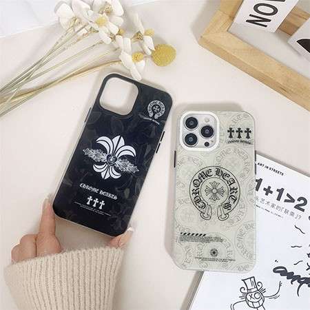 アイホン14ケース流行りChrome Hearts