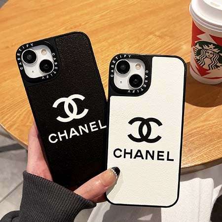 chanel アイフォーン16pro/16plusカバー PUレザー レデイース かわいい