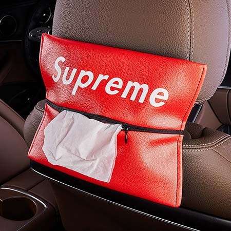 車用ティッシュケースsupreme