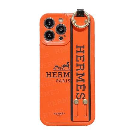エルメスiphone16/16plusケース 持ち手 ベルト リング付き