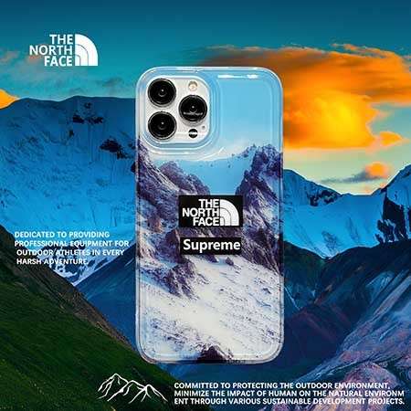 iphone13pro max雪山カバーthe north face