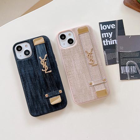 YSL iphone15ケース ブラケット付き