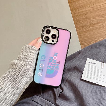 iPhone 14Pro カバー 芸能人愛用 THE NORTH FACE