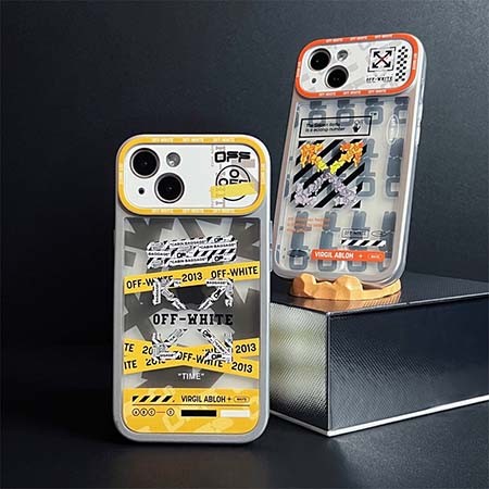 シンプル風スマホケースOffWhiteアイホン14