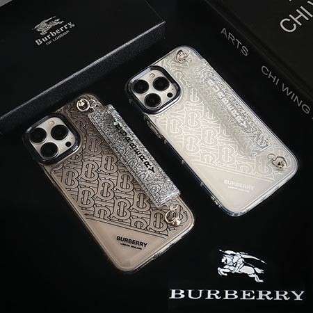 レトロ風 バーバリーiphone15pro max携帯ケース Burberry iPhone14保護 