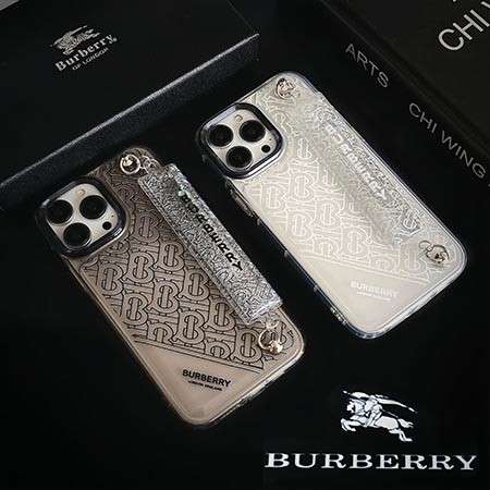 iphone14 pro max携帯ケースシンプル風burberry