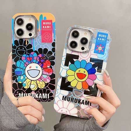 アイフォーン 15pro max 携帯ケースカイカイキキ murakami sunflower