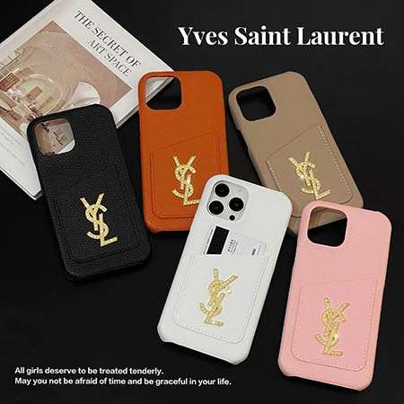 カップル アイホン 15プロ スマホケース ysl イヴサンローラン