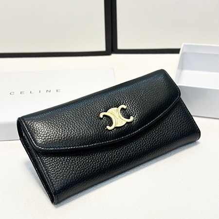 セリーヌ 二つ折り長財布
