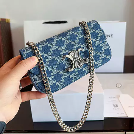 セリーヌ チェーンショルダーバッグ