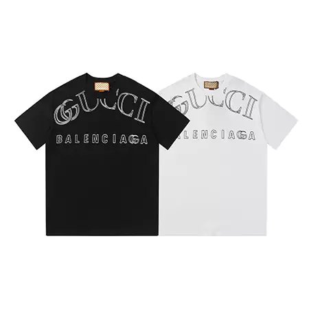 グッチ x バレンシアガ 半袖 Tシャツ