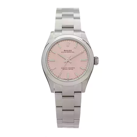 ロレックス Oyster Perpetual 31 SS ATピンク文字盤 自動巻き