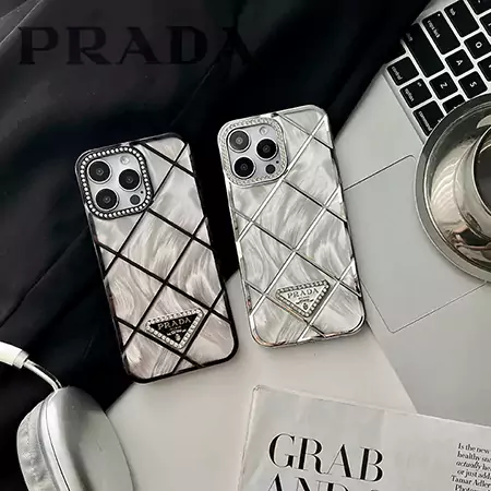 prada iphone16pro 16promaxカバー キラキラ レデイース 可愛い