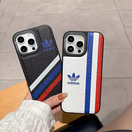 iPhoneケース adidas iPhoneケース adidas クリア ハイブランド magsafe スポーツ風