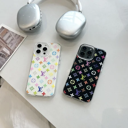 ヴィトン風 iphone16/16promaxスマホケース TPUカメラ保護