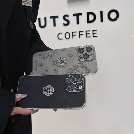 Chrome Hearts iPhone16/16proケース 電気メッキ バンパー カバー