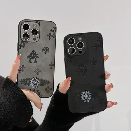 クロームハーツ iphone16 16proスマホケース シープスキン レーザー カバー