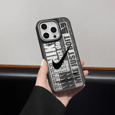 スポーツ ブランド NIKE iPhone16 16pro携帯ケース グレー
