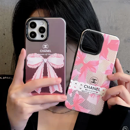 蝶リボン iphone16/16promax携帯ケース シャネル