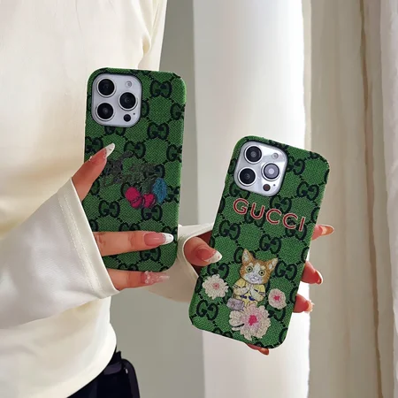 グッチ 携帯 ケース iphone16/16promaxケース 布製