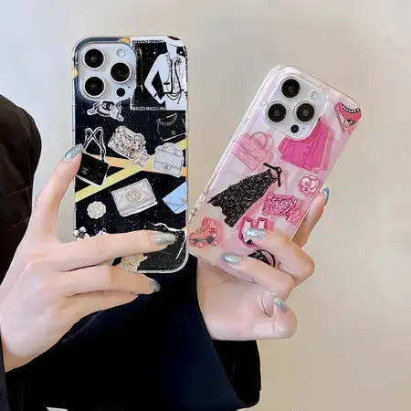 シャネル アイフォーン 17/17プロ マックス スマホケース リバーサイド IMD グリッター