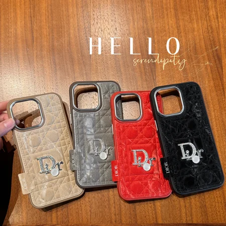 Lady Dior iphone16pro/16ケース レザー ベルベッ