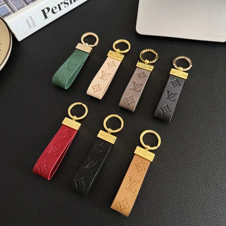 ルイヴィトン キーリング エンボスレザー ゴールド金具