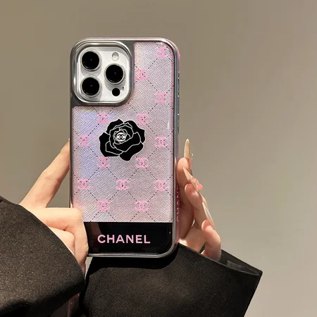 シャネルiphone 17/17proスマホケース 花柄 アクリル素材