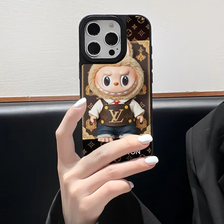 ルイヴィトン LABUBU コラボ iPhone16pro/16promax アクリルケース