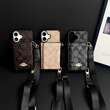 Coach iPhone 16E/16Plusケース スマホ ショルダー