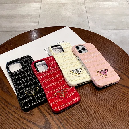 プラダ iphone16ケース ワニ柄 レザー