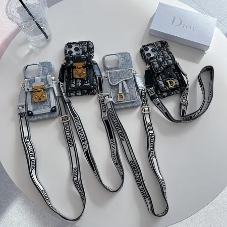 レディ ディオール iphone17 17proケース ショルダー 斜めがけ 携帯ケース