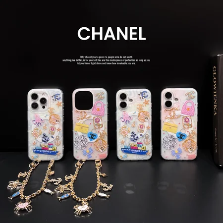 シャネルiphone17pro/17ケース 手提げ チェーン付き