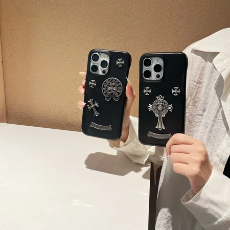 クロームハーツiphone17pro/17promaxケース 薄型 軽やか レザーケース