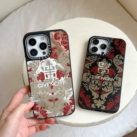 ジバンシーiPhone17pro/17promaxケース アクリル 鏡面 magsafe対応ケース