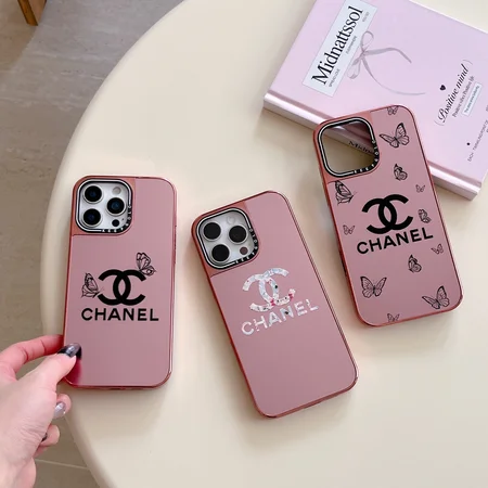 シャネルiphone17/17air携帯ケース アクリル 鏡面 ミラー 付き magsafe対応ケース
