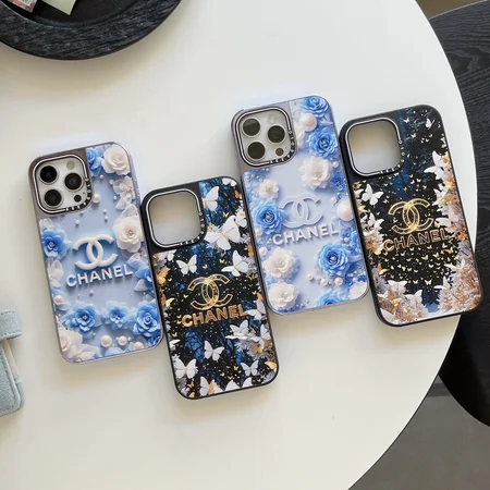 シャネルiPhone17/17pro/16promaxアクリル 携帯ケース 電気メッキ加工 マグネットスマホケース